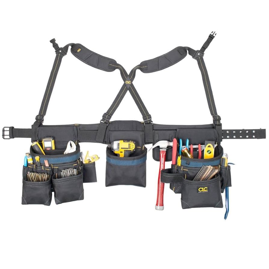 Custom Leathercraft2617 Framing Master Tool Belt, 28-Pocket